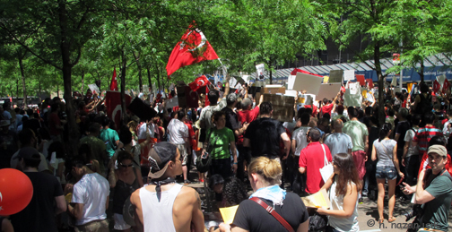 NY supports gezi park protest